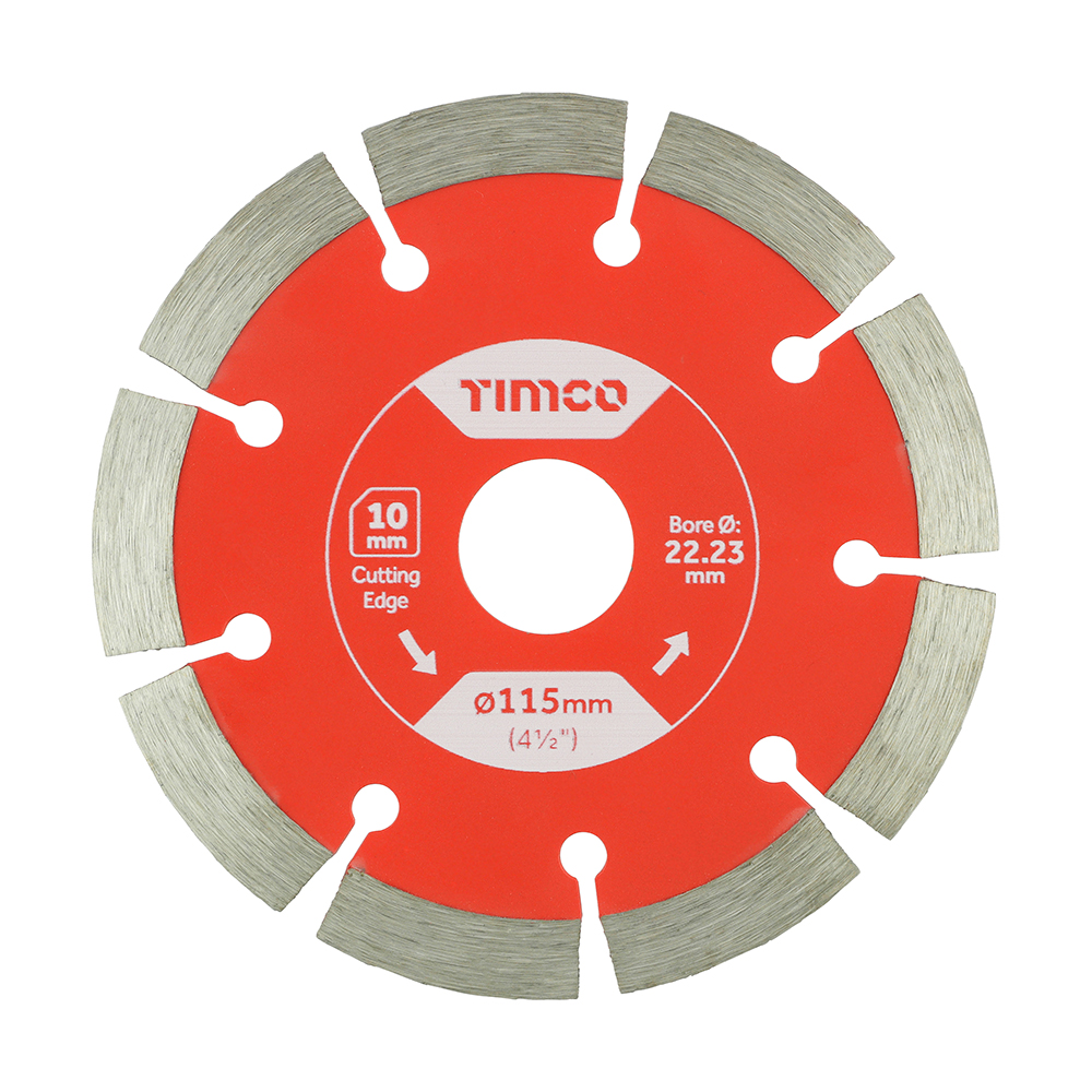 115 x 22.2 Diamond Blade Sintered 7mm Seg