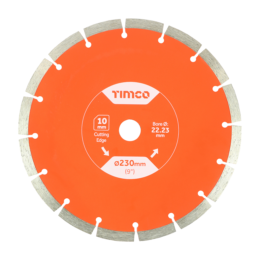 230 x 22.2 Diamond Blade Sintered 7mm Seg