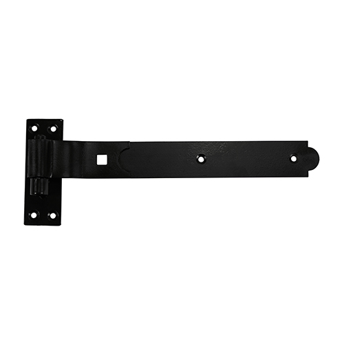 300mm Cranked Band Hook Plate Black