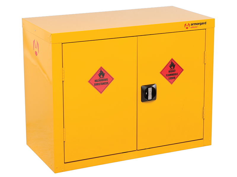 Safestor™ Hazardous Floor Cupboard 900 x 465 x 700 c/w 1 Shelf 
