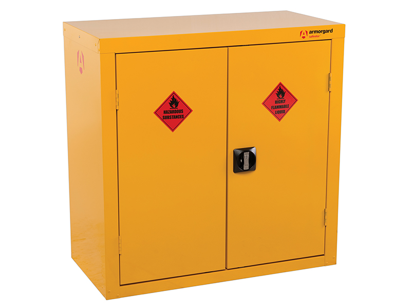 Safestor™ Hazardous Floor Cupboard 900 x 465 x 900 c/w 1 Shelf