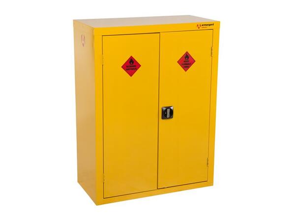 Safestor™ Hazardous Floor Cupboard 900 x 465 x 1200 c/w 2 Shelves