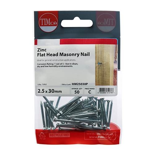 2.5 x 30 Masonry Nail