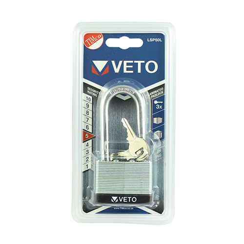 50mm Veto Laminated Padlock - LS