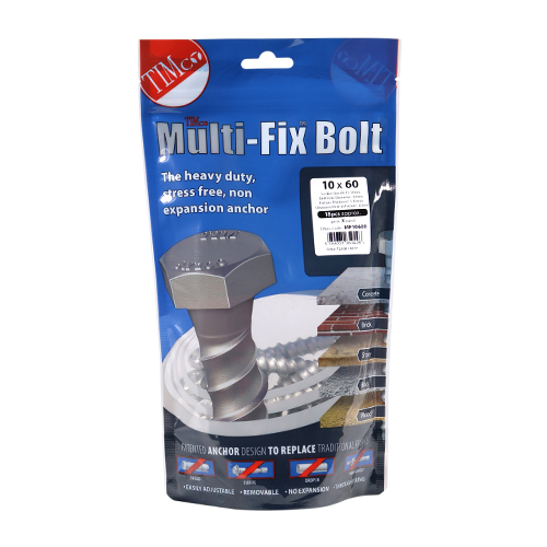 10.0 x 60 Multi-Fix Bolt Hex Head