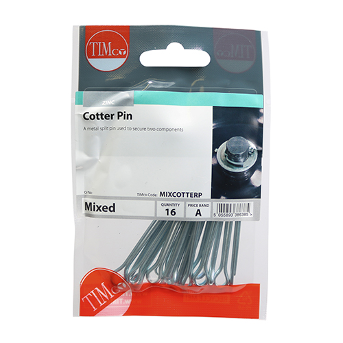 Mixed Cotter Pins - BZP