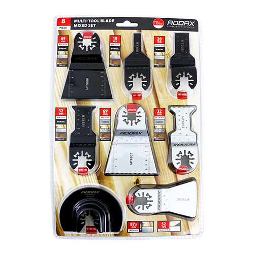 Mixed MTool Blades 8 pcs Set