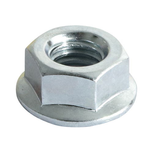 M10 Hex Flange Nut DIN 6923 - BZP