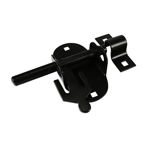 4 Oval Padbolt Black