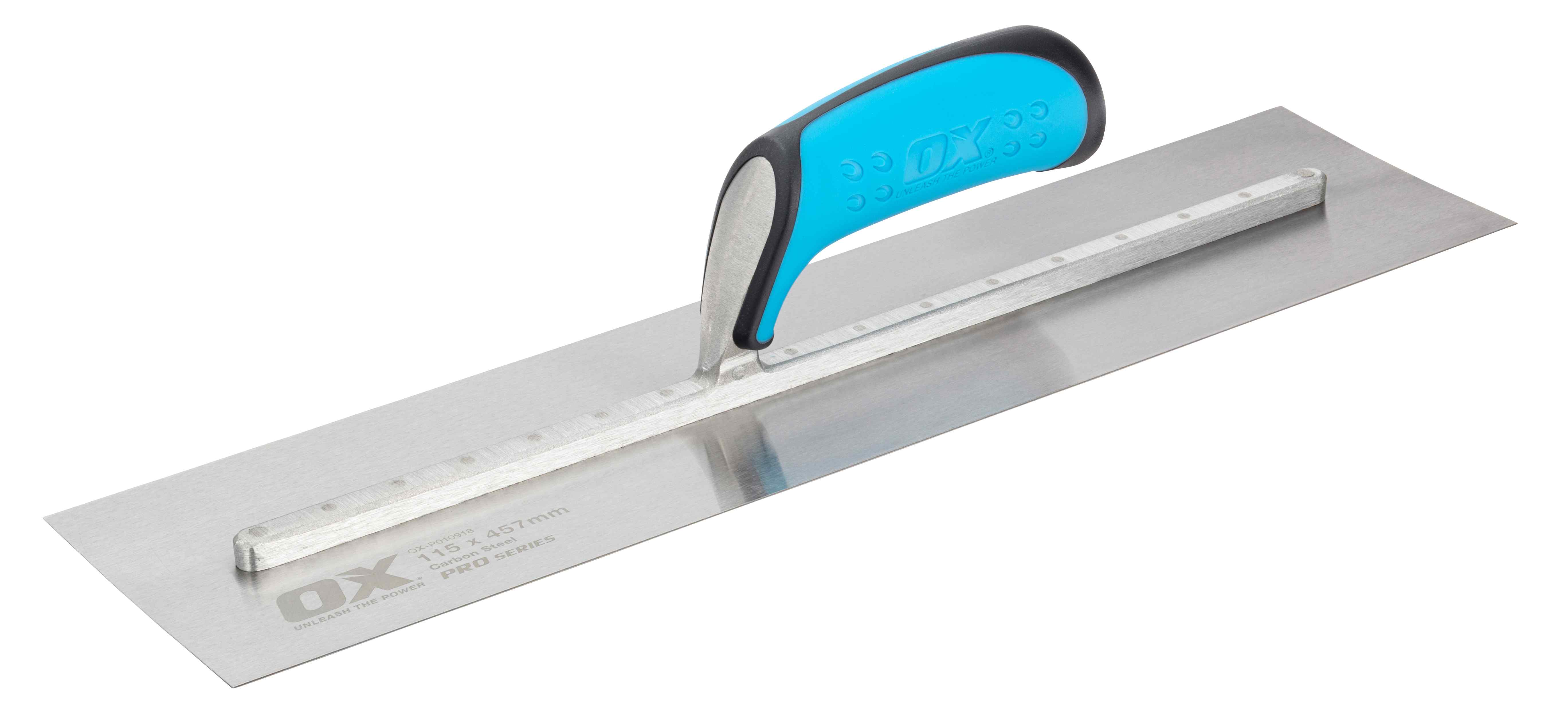 OX Pro Carbon Steel Plasterers Trowel - 115 X 457mm