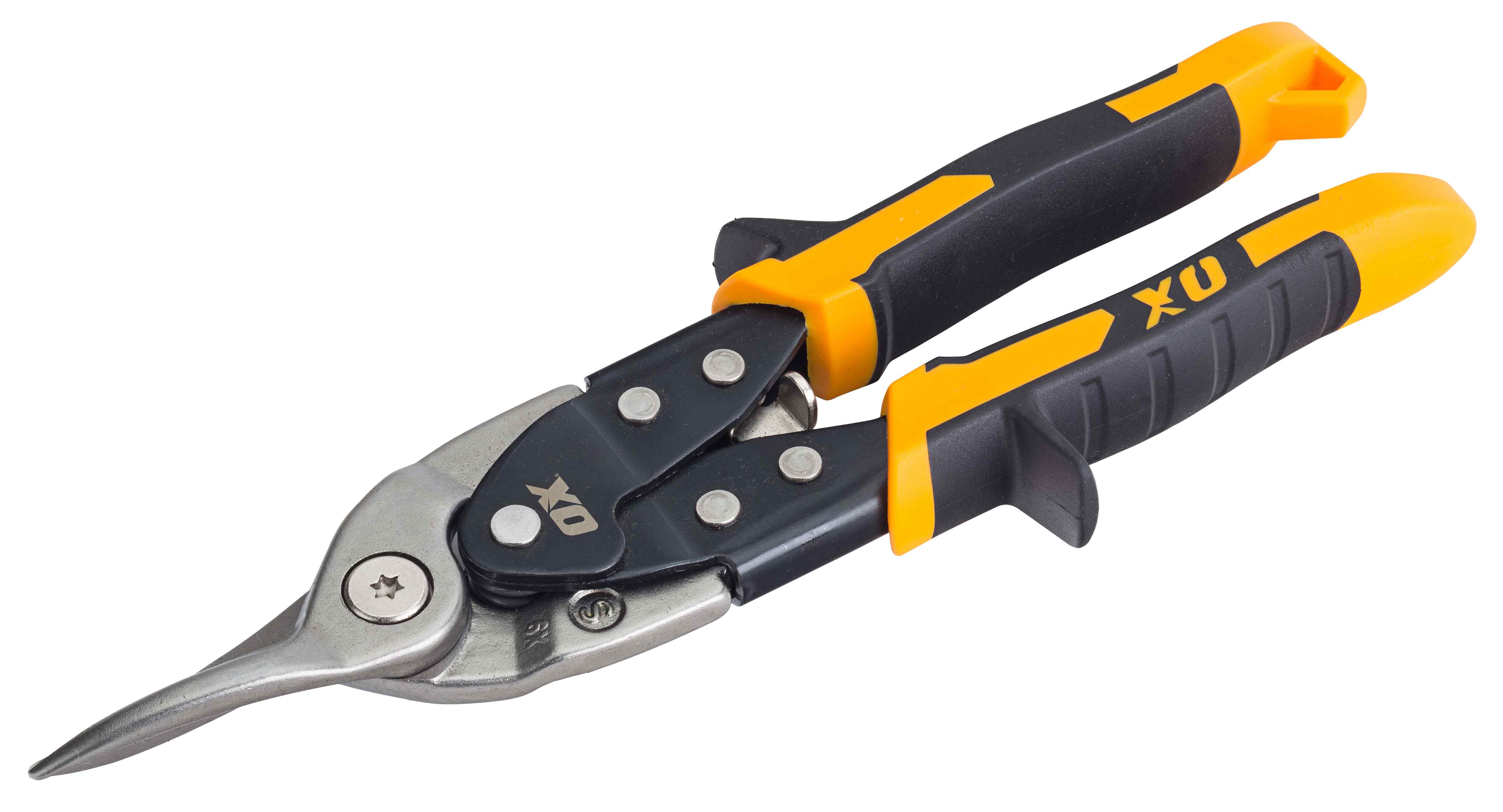 OX Pro Heavy Duty Aviation Snips Straight Cut (Yellow)