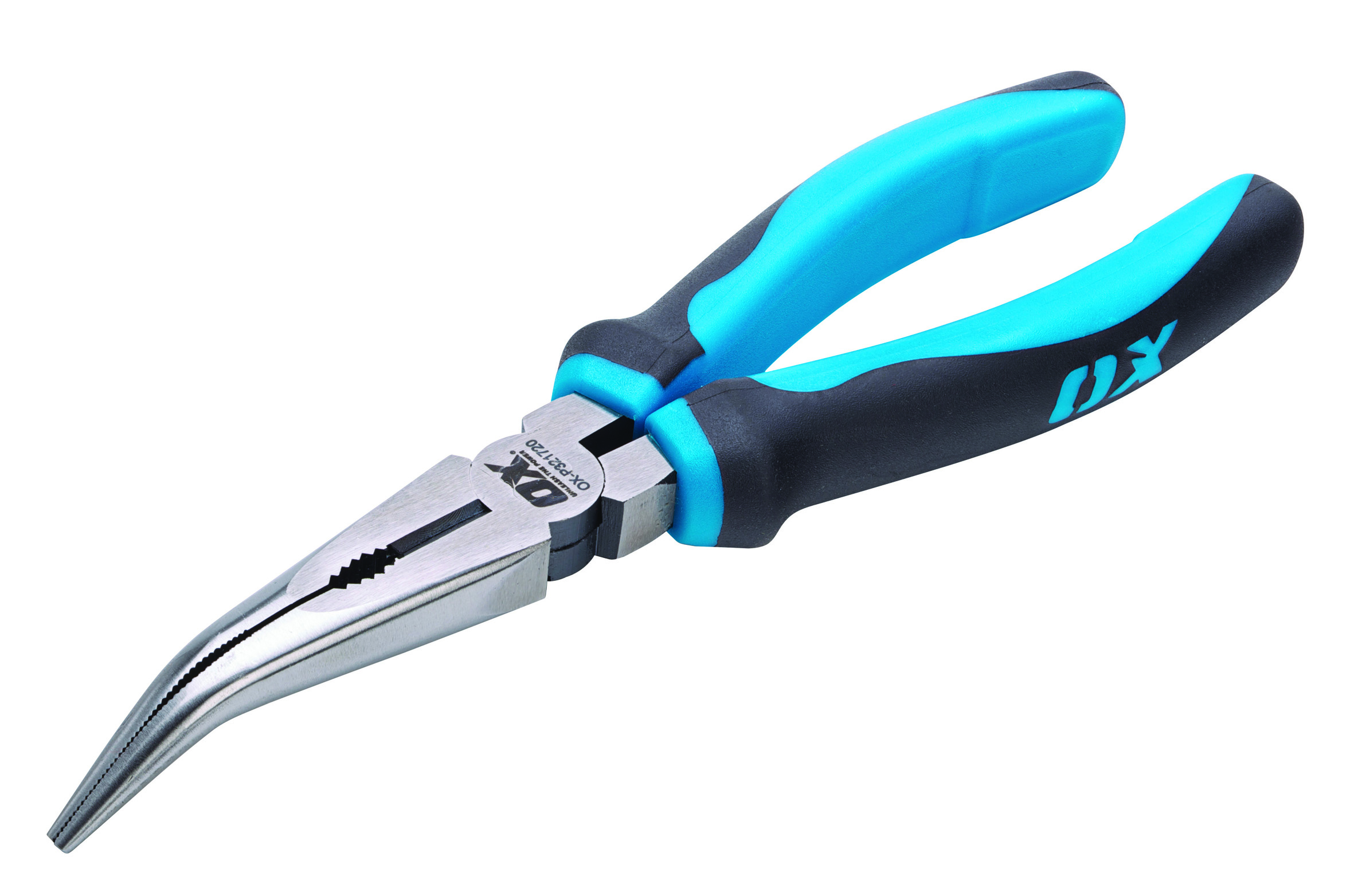 OX Pro Bent Long Nose Pliers - 200mm (8)