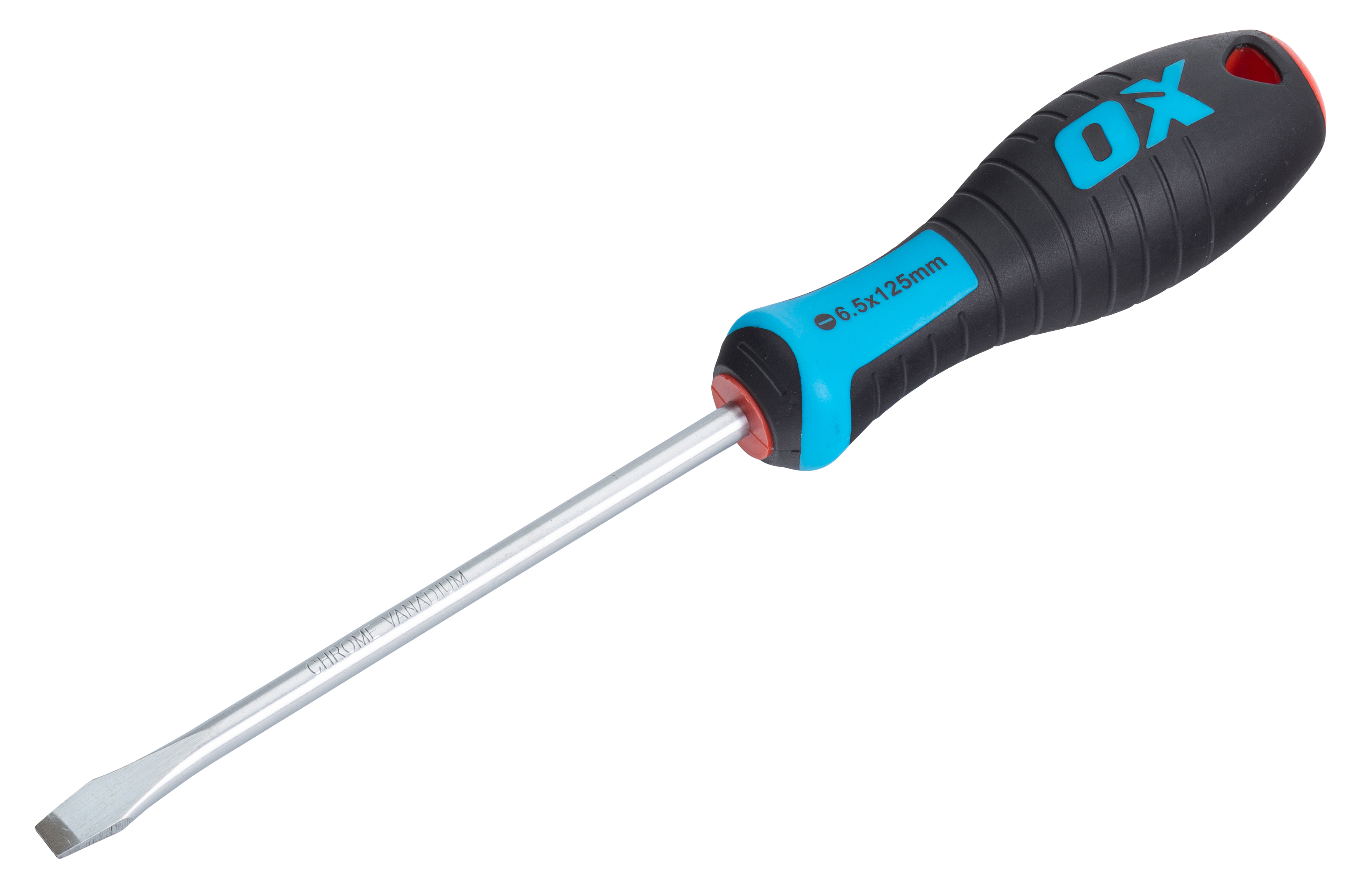 OX Pro Slotted Flared Screwdriver 125x6.5mm