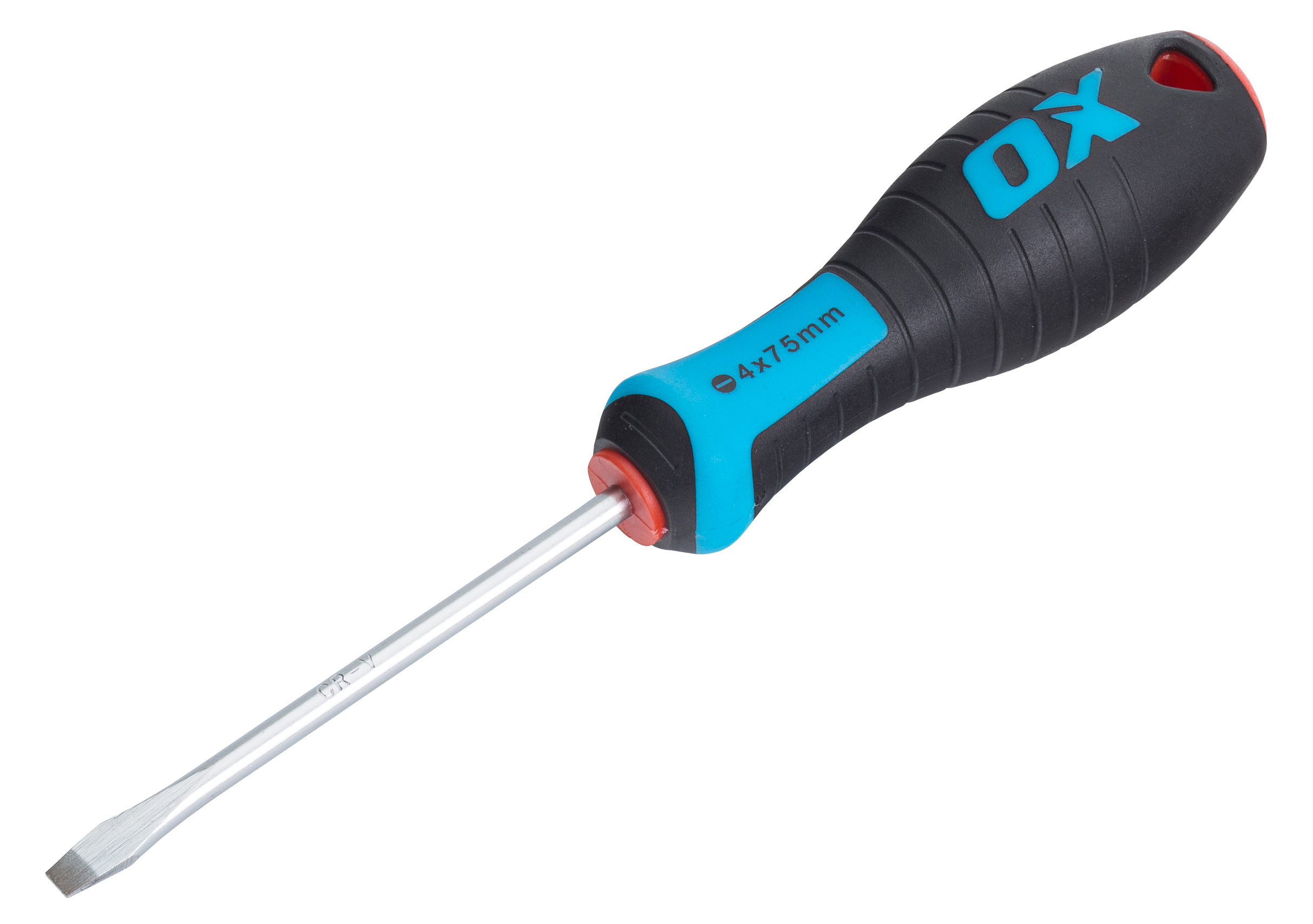 OX Pro Slotted Flared Screwdriver 75x4mm