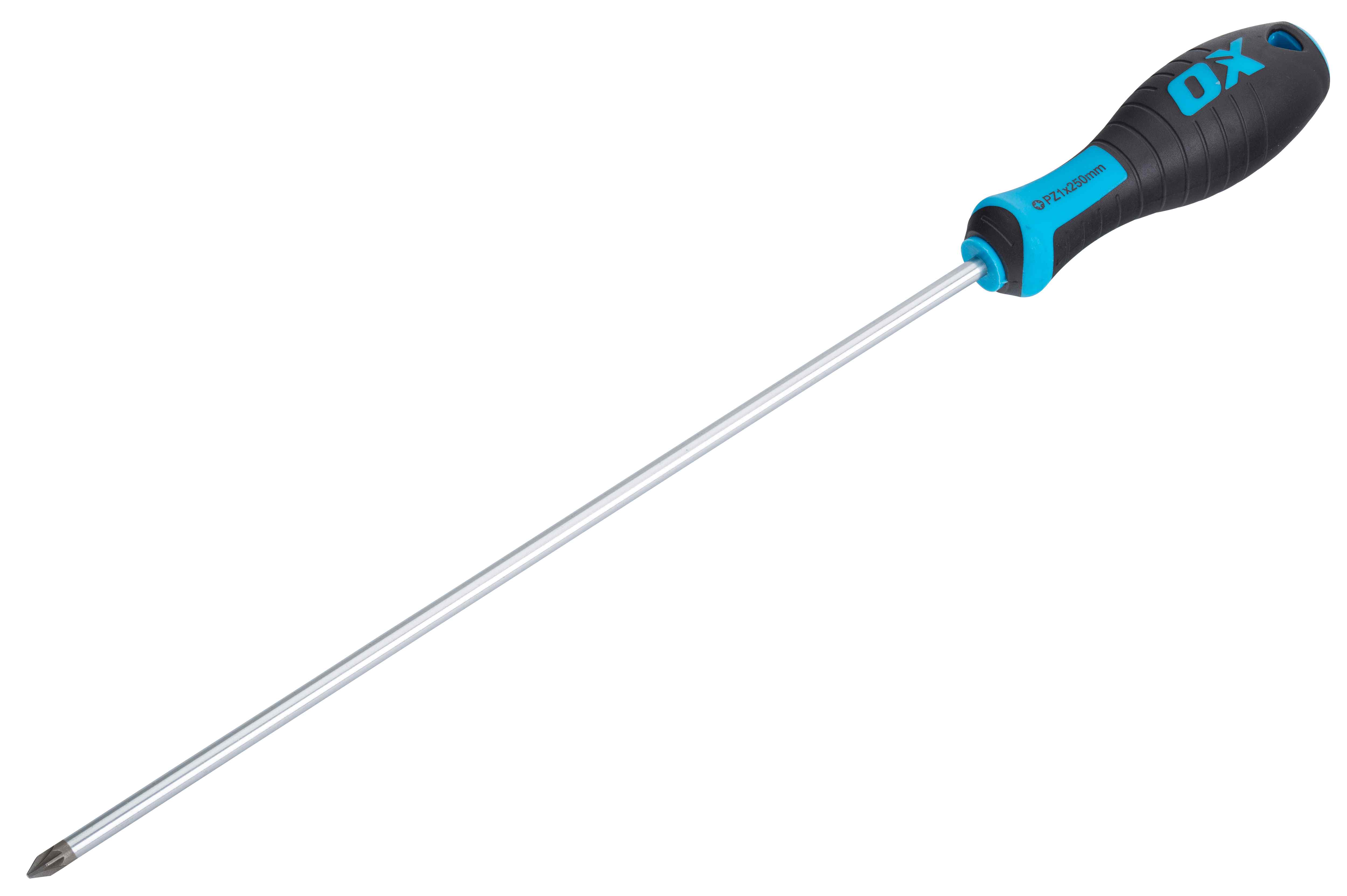 OX Pro Pozi Screwdriver PZ1x250mm