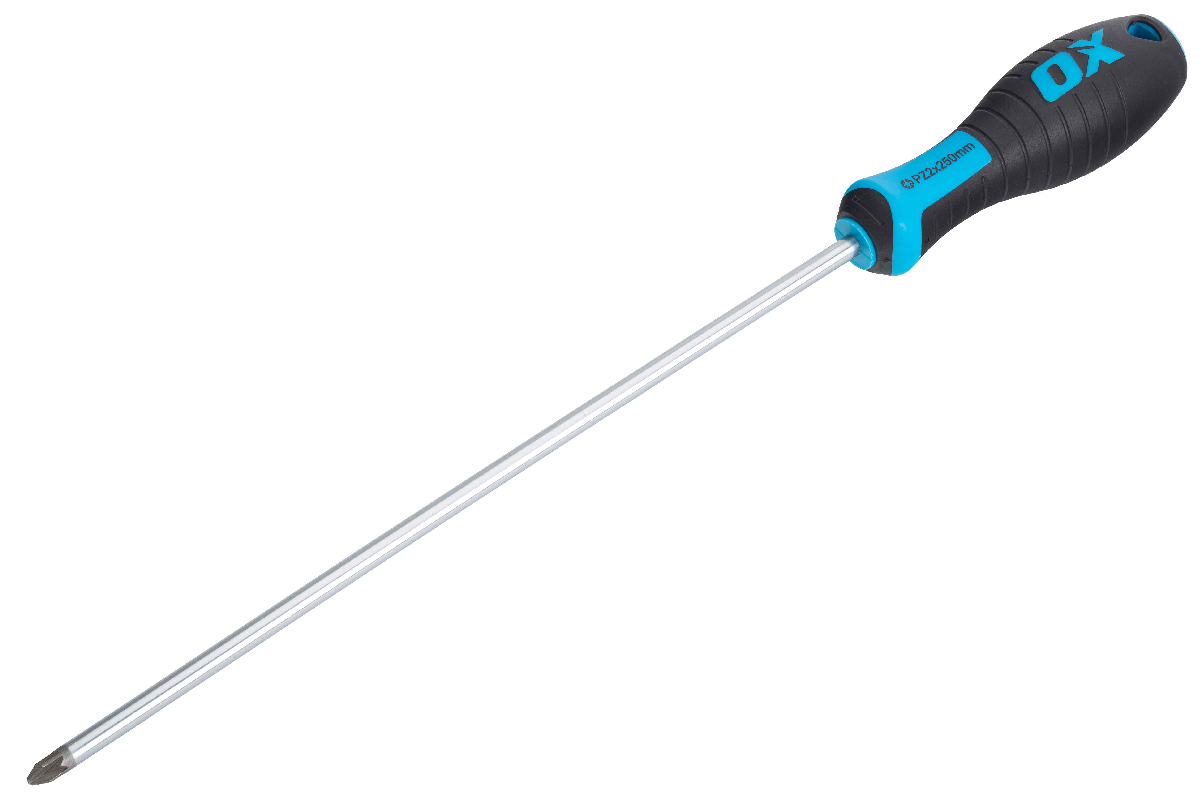 OX Pro Pozi Screwdriver PZ2x250mm