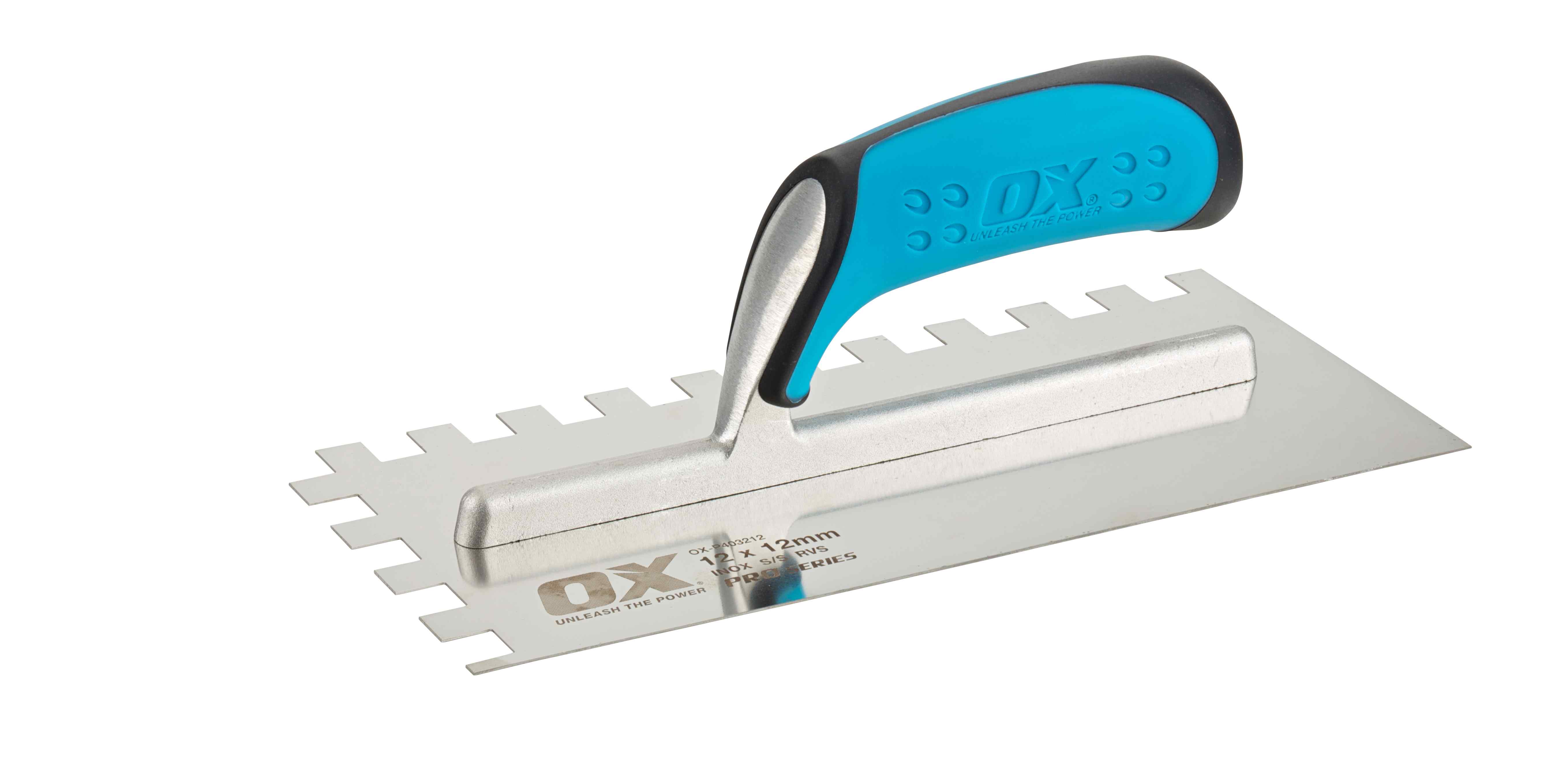 OX Pro 12mm Notch Trowel 