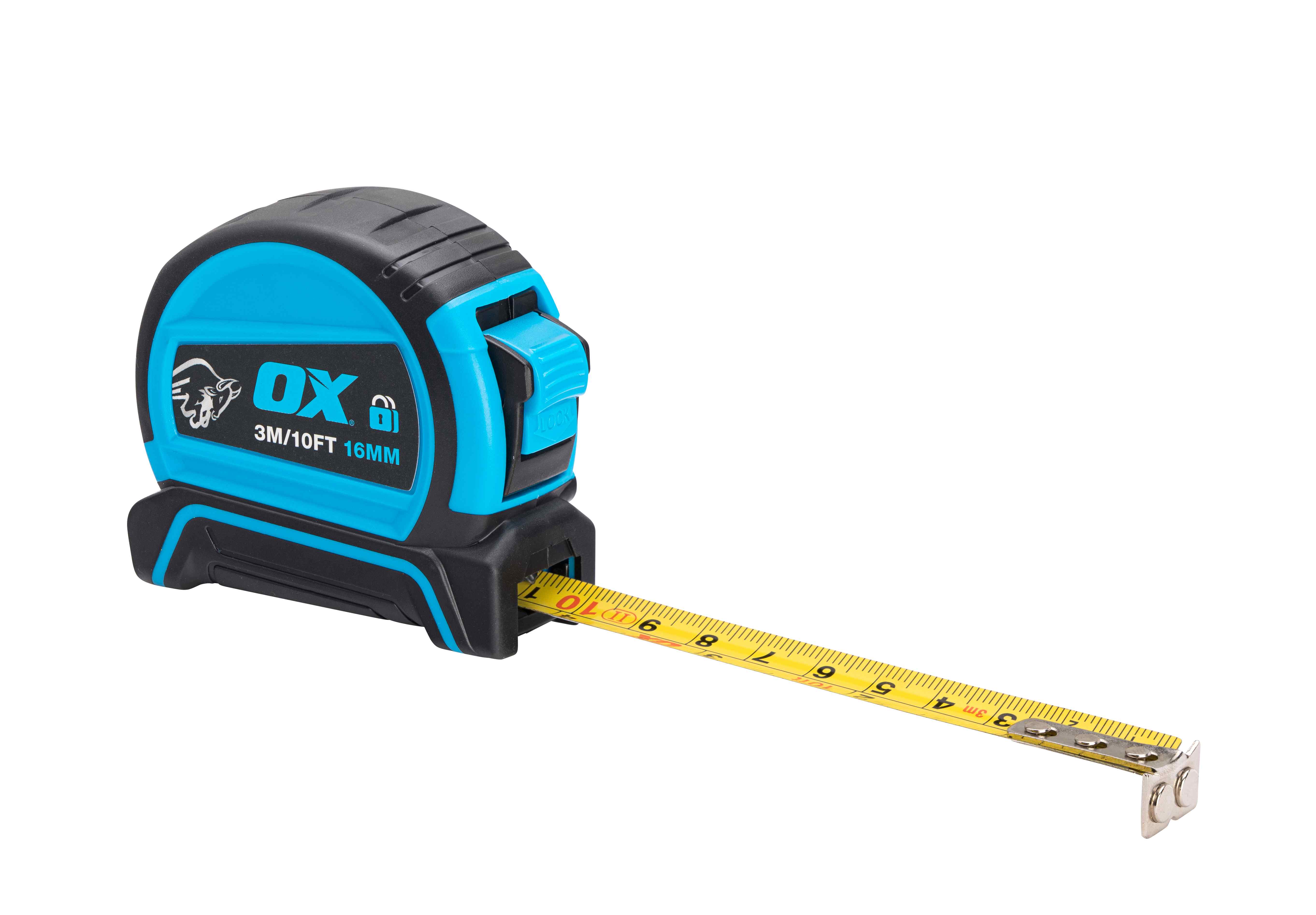 OX Pro Dual Auto Lock Tape Measure - 3m