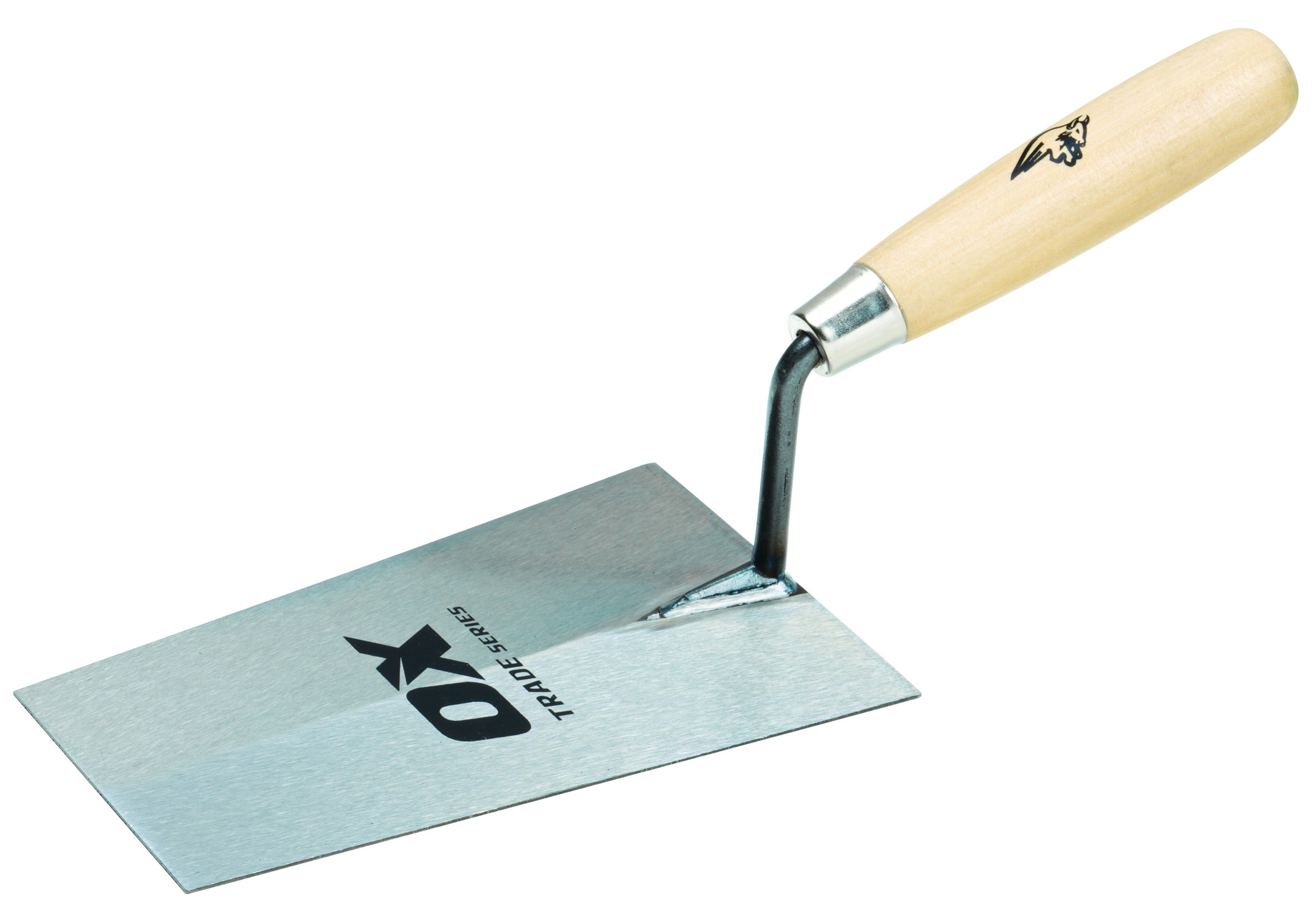 OX Trade Bucket Trowel - Wooden Handle 7 / 180mm