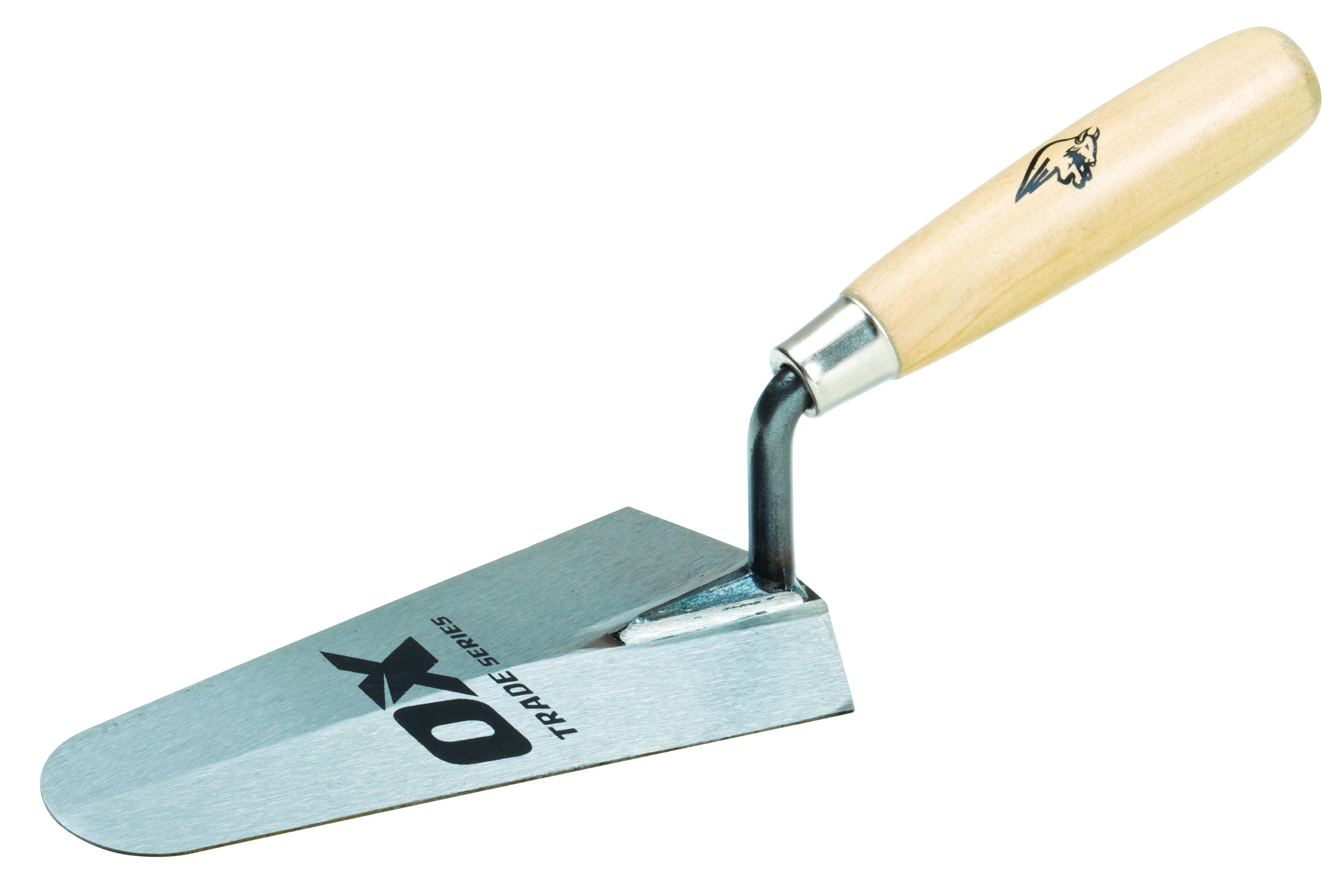 OX Trade Gauging Trowel - Wooden Handle  7 / 180mm