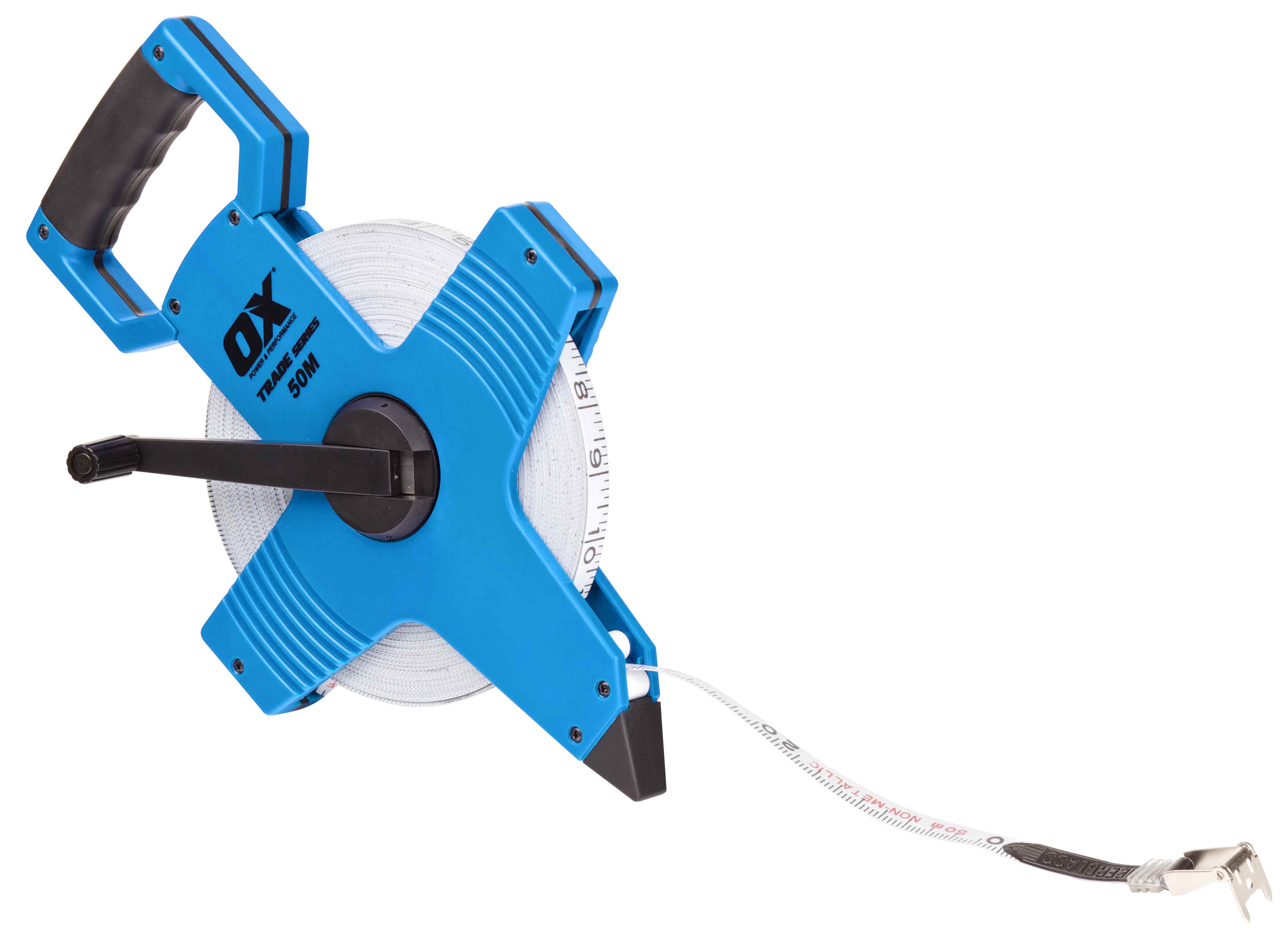 OX Trade Open Reel Tape Measure - 50m / 165ft