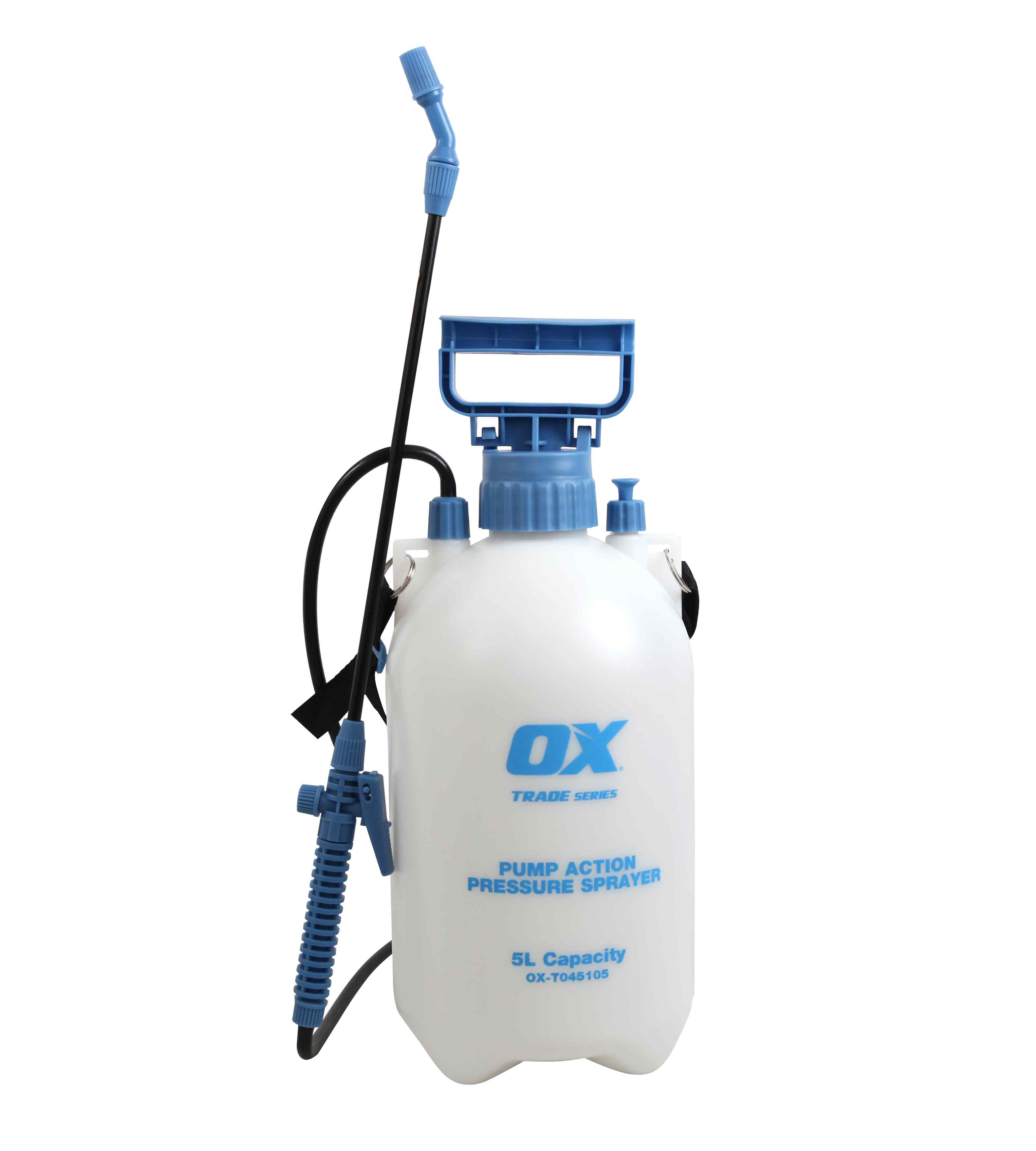 OX Trade Pump Action Pressure Sprayer - 5 Litre