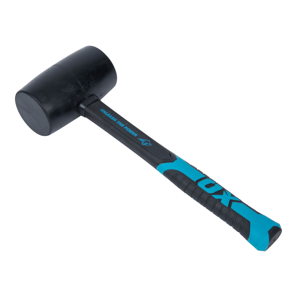 OX Trade Black Rubber Mallet - 24 oz