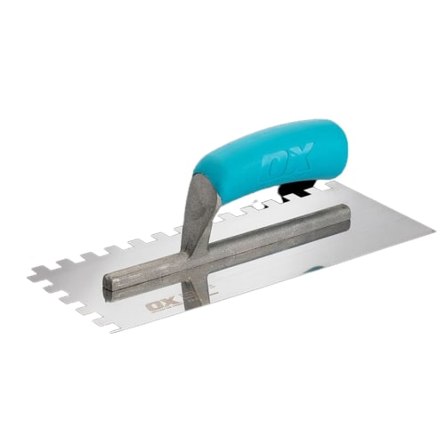 OX Trade Notched Stainless Steel Trowel - 10mm