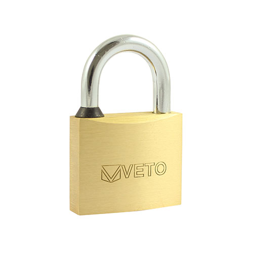 60mm Veto Brass Padlock