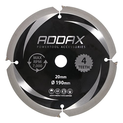 190 x 20 x 4T PCD Fibre Cement Saw Blade