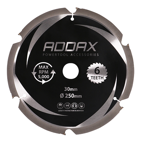 250 x 30 x 6T PCD Fibre Cement Saw Blade