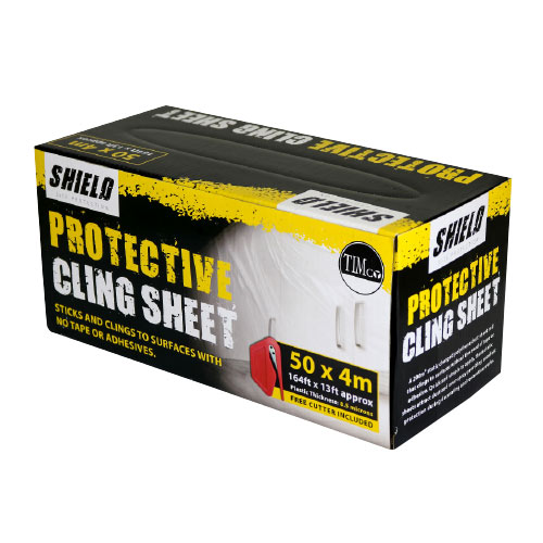 50m x 4m Shield Protective Cling Sheet