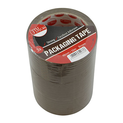 50m x 48mm Packaging Tape - Brown