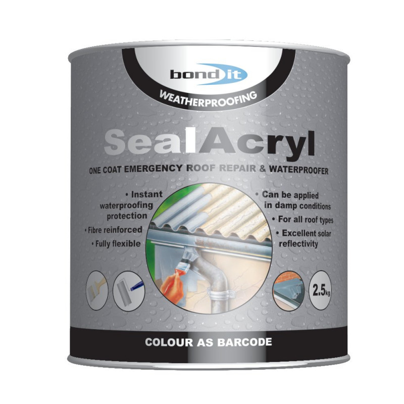 SEALACRYL WATERPROOFER GREY 2.5Kg