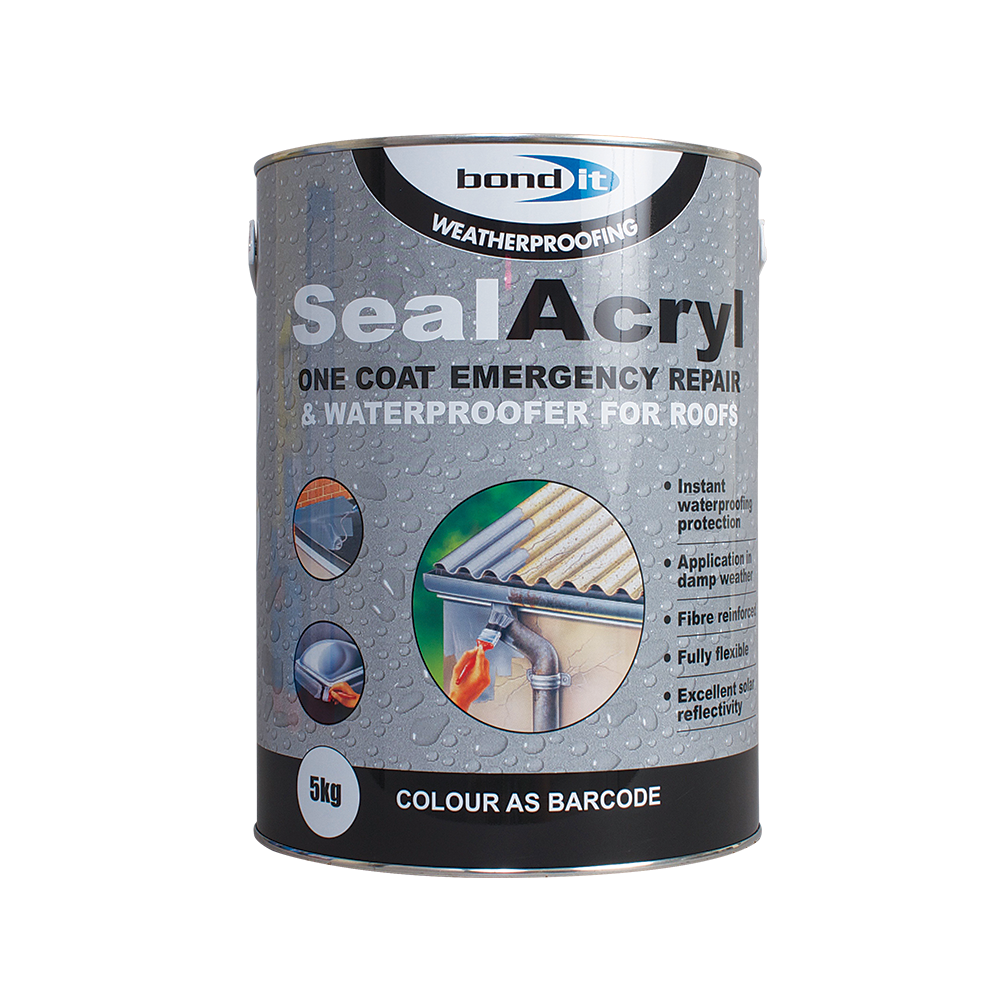 LQ SEALACRYL WATERPROOFER BLACK 5Kg