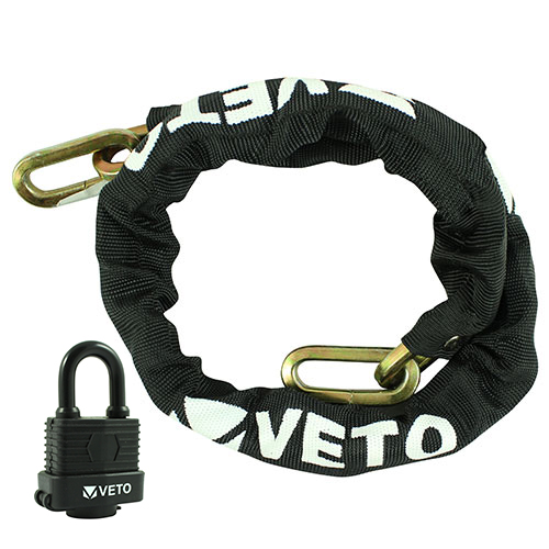 8mm x 1m Security Chain & W/P Padlock