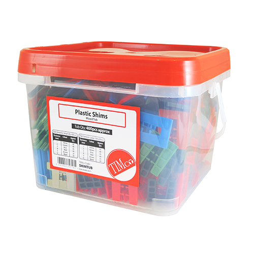 1.0 - 6.0mm Assorted Horseshoe Shims Tub