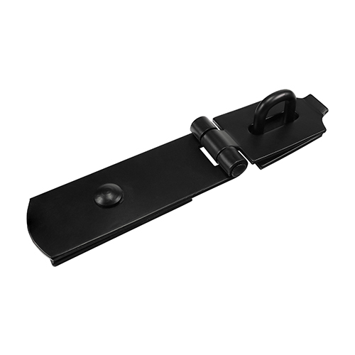 8 Heavy Swivel Hasp-Staple BLK