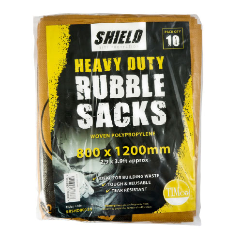 80 x 120cm Shield Heavy Duty Rubble Sacks