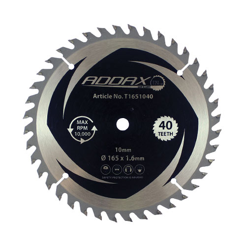 165 x 10 x 40T TCT Cordless Trim Sawblades