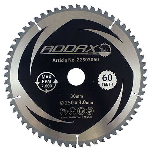 250 x 30 x 60T TCT Mitre Sawblade