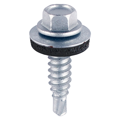 6.3 x 22 Hex Stitching Screw W16 - BZP