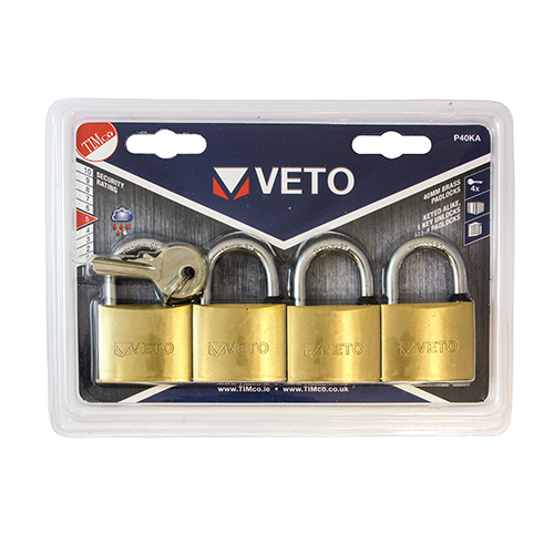 Brass Padlock - Key Alike