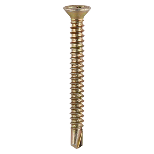 Countersunk Head, Self-Tapping Thread, Self-Drilling Point (3.9 Gauge)