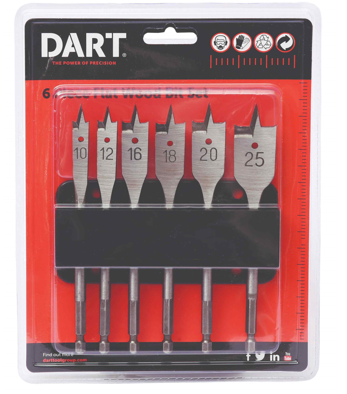 Flat Wood Drill Set