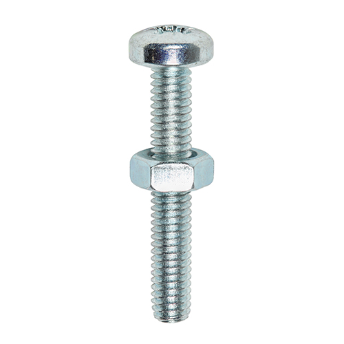 Machine Screw & Hex Nut - Pan Head