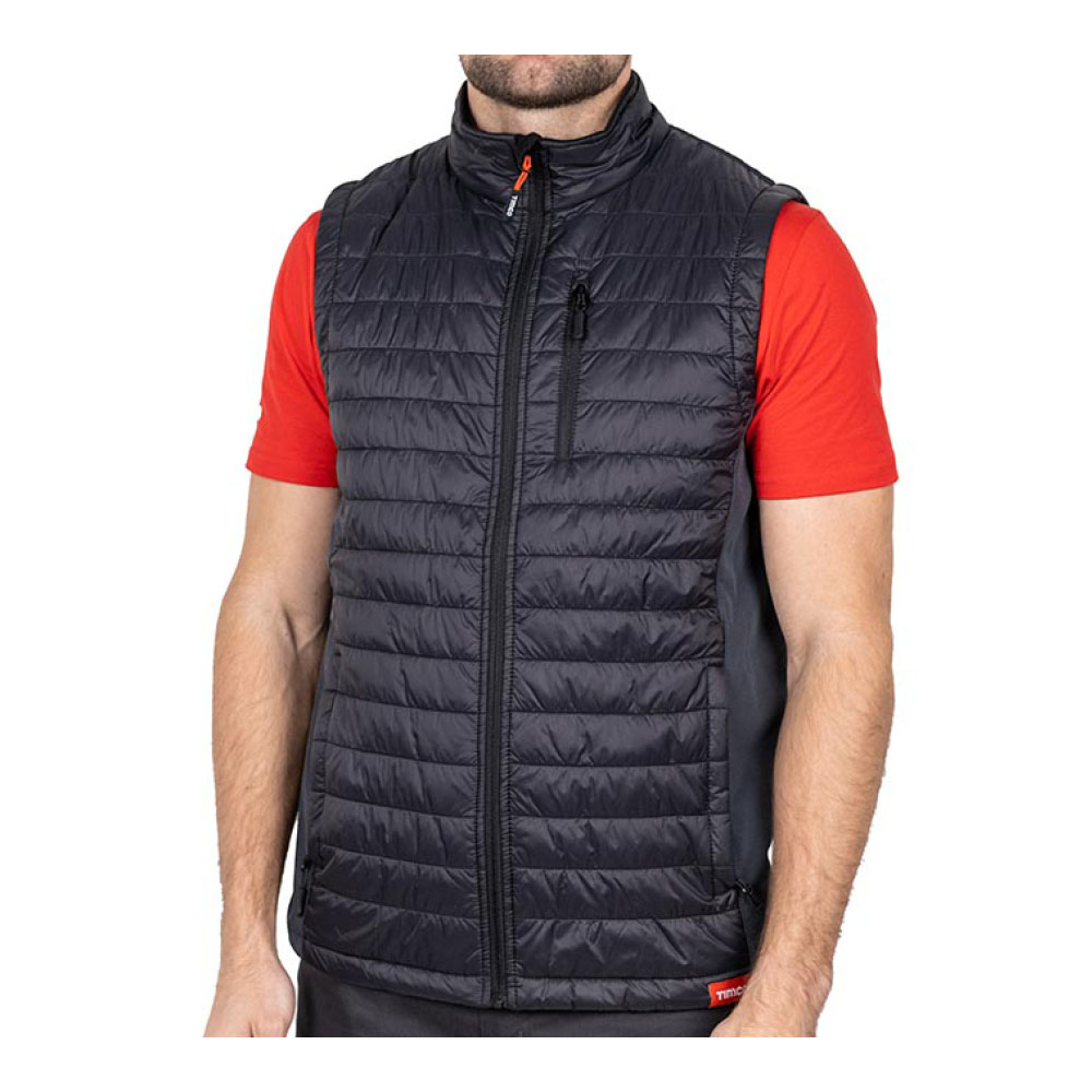 Padded Bodywarmer - Grey/ Black - Large