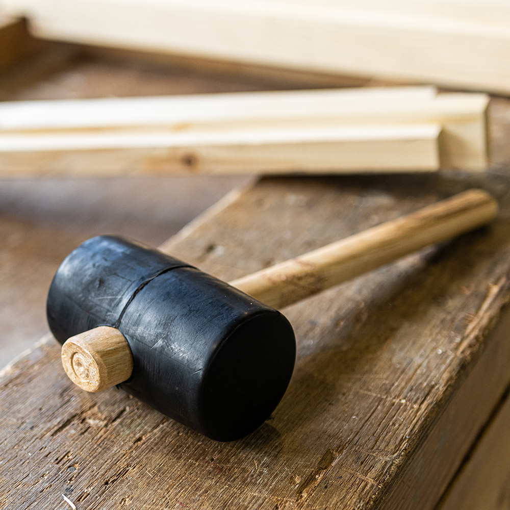  Rubber Mallet - Black - 24oz