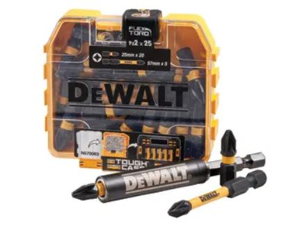 Dewalt 25 Piece PZ2 FlexTorq Impact Bit Set