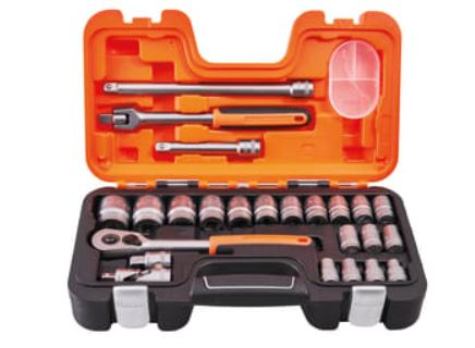 Bahco 1/2in Drive Socket Set - 24 Pieces